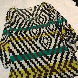 Aztec Print Blouse from Julie’s Boutique in NC